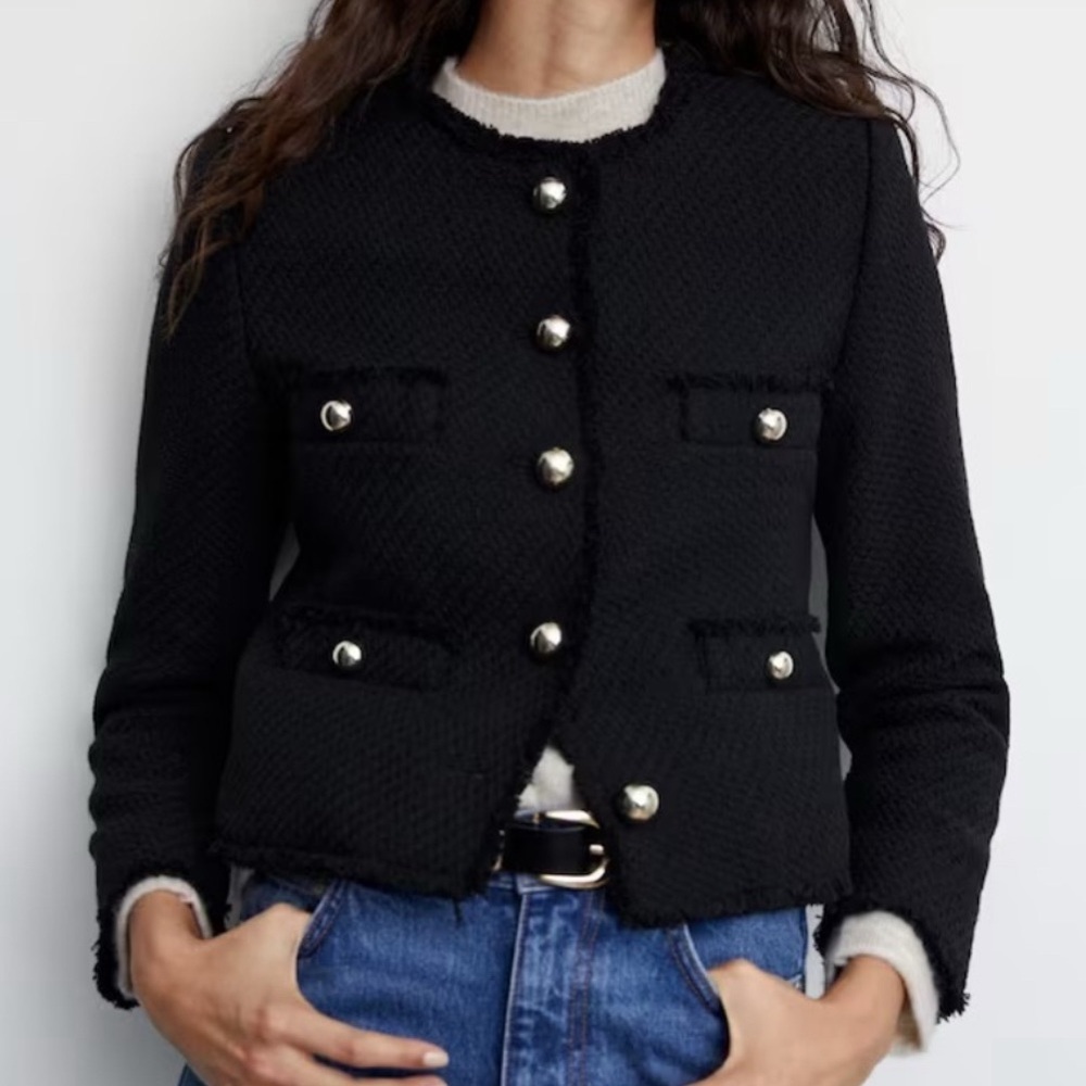 Mango Tweed Jacket